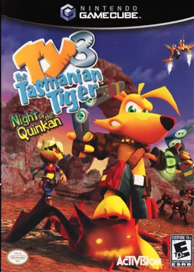 TY the Tasmanian Tiger - Night of the Quinkan box cover front